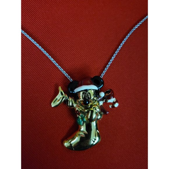 Christmas Mickey Mouse Pin Signed Napier - Picture 8 of 8